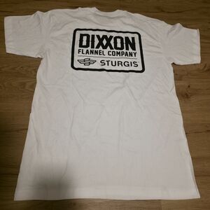 Dixxon Flannel Co. Sturgis Badge Black and White T-Shirt, Size L, Biker Tee
